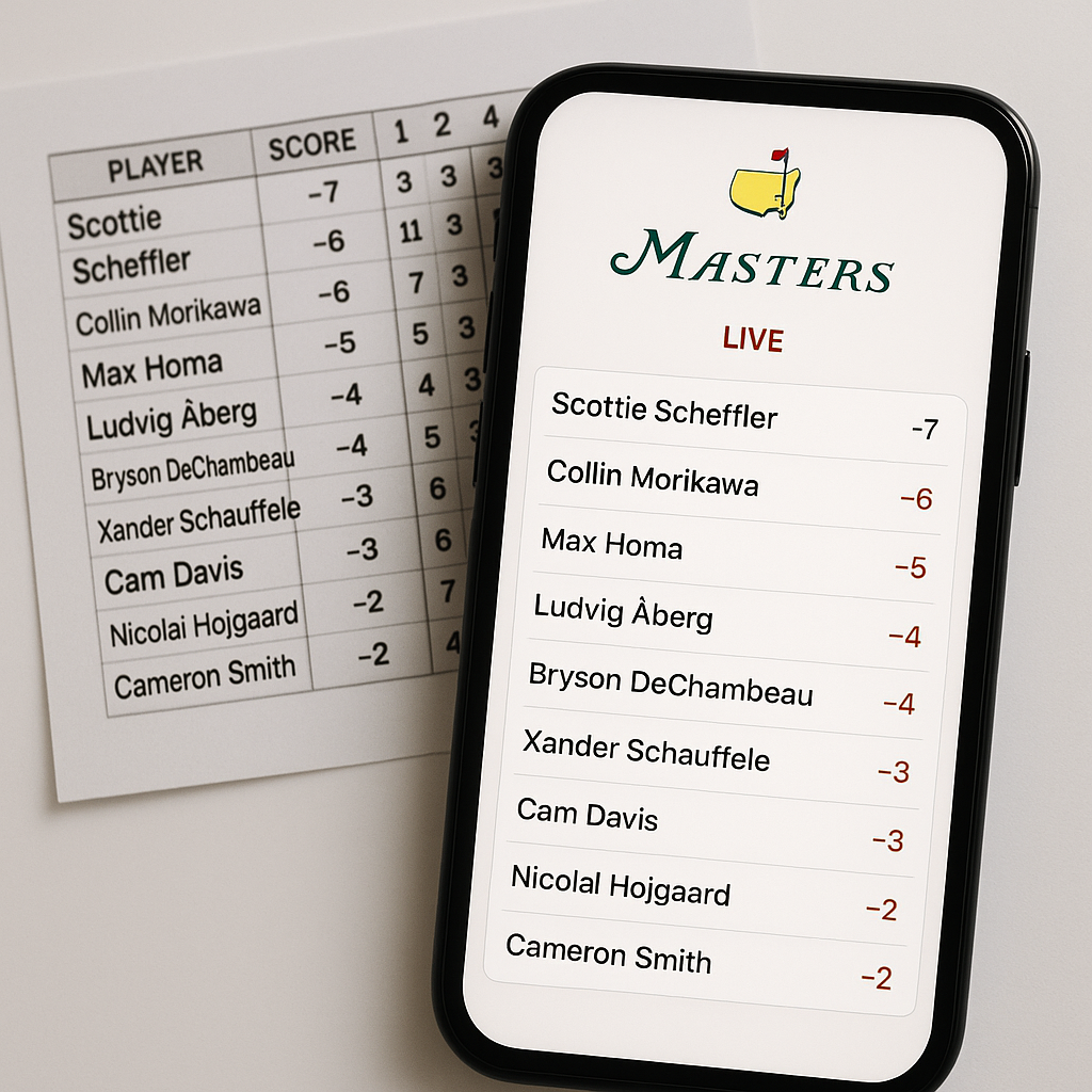 How To Run A Golf Pool For The Masters (Without A Spreadsheet)